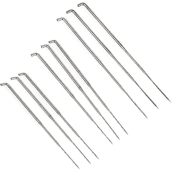 120 kappaletta kolmionmuotoisia huopaneuloja Neulahuovutus DIY villahuopatyökalut 3 kokoa 78mm 86mm 91mm (kukin koko 40 kpl)