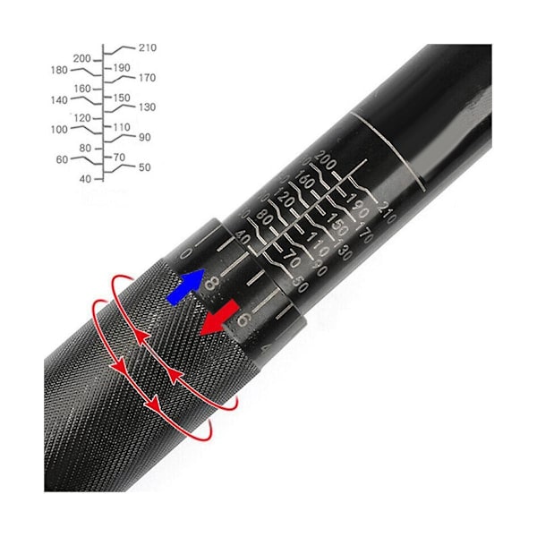 Forudindstillet momentnøgle Ratchet Socket Wrench Universal Auto Reparation Dæk Værktøj,10-150n