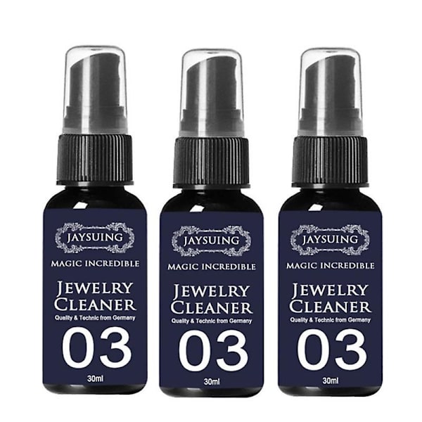 3x smycken diamant rengöring anti-tarnish silver guld ädelsten polering lösning spray