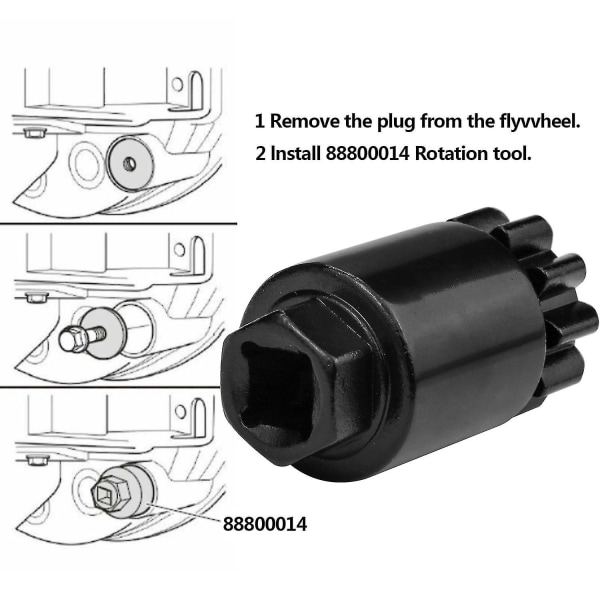 Svinghjulsspærreværktøj Alternativ Kompatibel Volvo D11 D13 D16 88800014