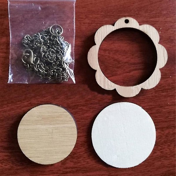 1 set handgjord mini korsstygnsfixeringsram broderiträram i trä för hantverk sömnadssömnadstillbehör