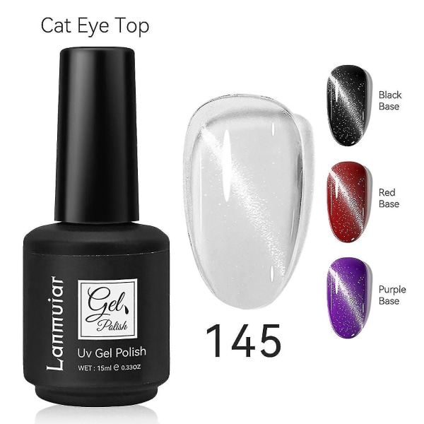 Neglelim Cat Eye Sealant Glue 3d Tredimensionel Manicure Diy