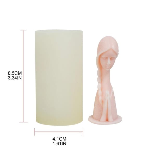 Bønnepike Fondant Sjokoladeform Aromaterapi Silikon Stearinlysform Gips