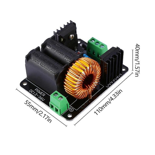 Dc12-24v Zvs Coil Driver Board Flyback ohjainmoduuli sytytyspuolalla korkean jännitteen power vaihto Teslalle