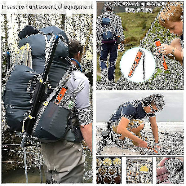 Helt vattentät metalldetektor Pinpointer