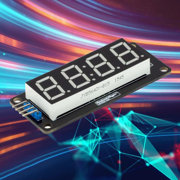 7-segments digitalrör LED-modulpaneldisplayklocka 4-bit för Arduino