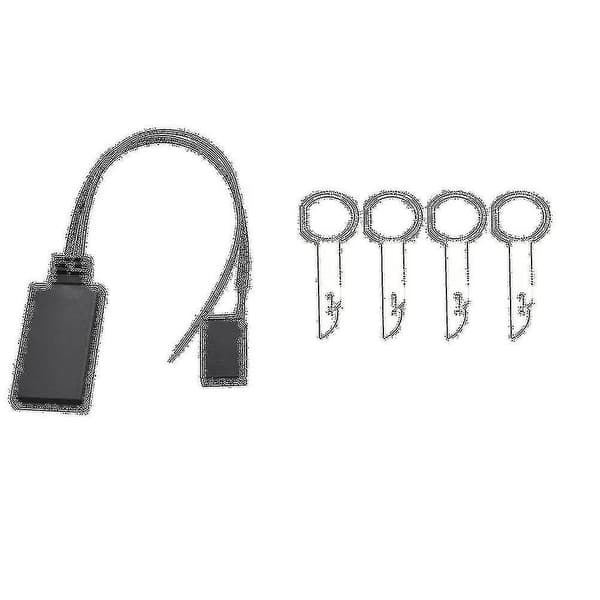 Bil 6000cd Trådlös Bluetooth-modul Musikadapter Aux-ljudkabel För Focus Mondeo
