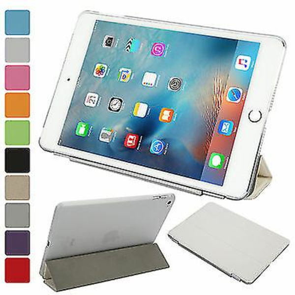 Smart magnetisk deksel automatisk vekke/sove beskyttende deksel for iPad Air 1 Xmas hvit