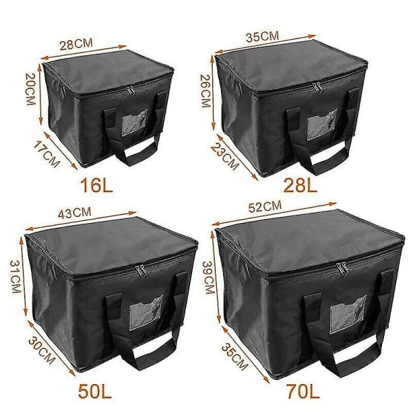 Myk kjølebag med hard liner Stor isolert Picnic Lunch Bag Box Kjølepose