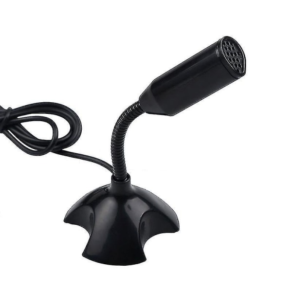 Justerbar USB Laptop Mikrofon Mini Studio Tale Mikrofon Stativ Mic Med