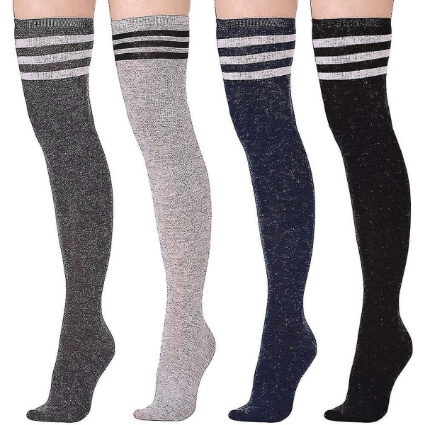 Knee High Socks, Over Knee Socks Women Long Socks Knee High Socks Thigh Girls