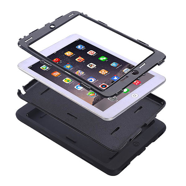 Heavy Duty Stötsäker Anti-Slip Heltäckande Skyddsfodral för iPad Mini 1 2 3 4