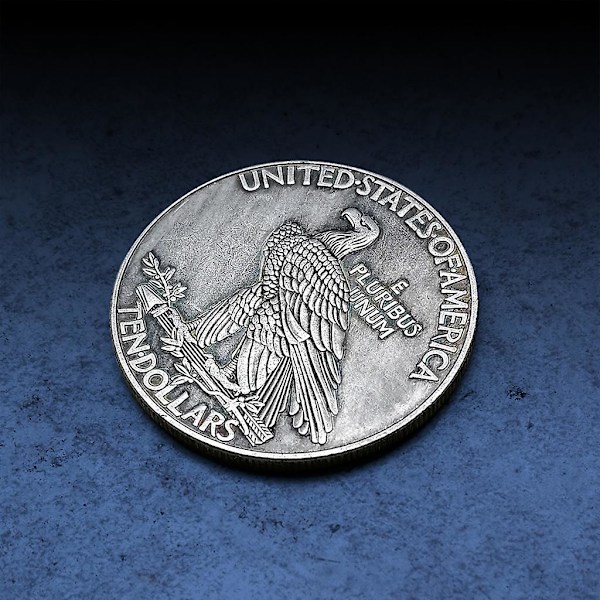 Speciell stil minnesmynt silverpläterad souvenir konst samling