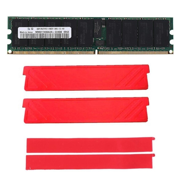 Ddr2 8gb 667mhz Recc Ram-hukommelse + kølevest Pc2 5300p 2rx4 Reg Ecc Server-hukommelse Ram til arbejdsstation