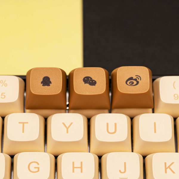125 taster/sett Dye Sublimering Keycap Xda Profil Mekanisk Tastatur Pbt Keycap
