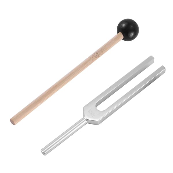 Stemmegaffel 528HZ Stemmer med Hammer til Healing Chakra, Lydterapi, Hold Krop, Sind og Ånd i P