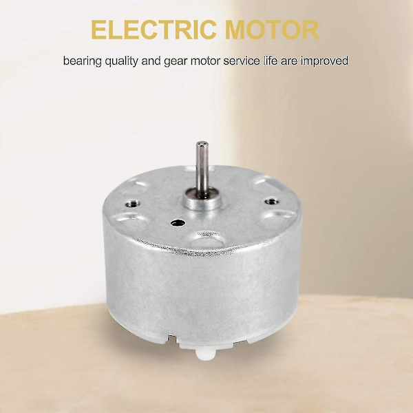 Svart fredag Rf-500 Tb-12560 Dc 1.5 - 12 V 2700 U / Min Tomgangshastighet 32 Mm Diameter Dc Motor Sølv