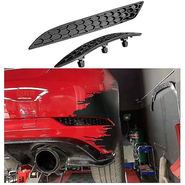 2 stk. Udskiftning Modificeret Blank Baglygte Baglygteafdækning Indsats Pynt Til Golf 7.5 Mk7.5