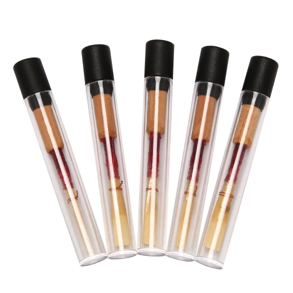 5 stk Oboe-rør, styrke Medium Soft Håndlagde Oboe-rør med rød kork Sl