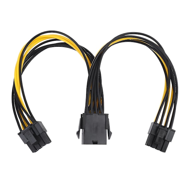 Pcie 8-pinninen Express-sovittimen virtajatkokaapeli 8 tuumaa (6 kpl)