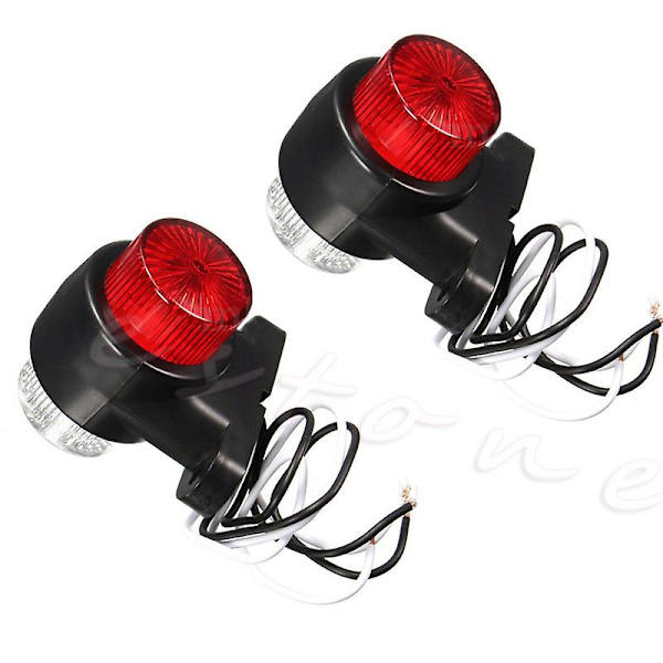 Truck Trailer Hale 8 Leds Pickup Side Lampe 10-30v Blinklys Stop Bremslys
