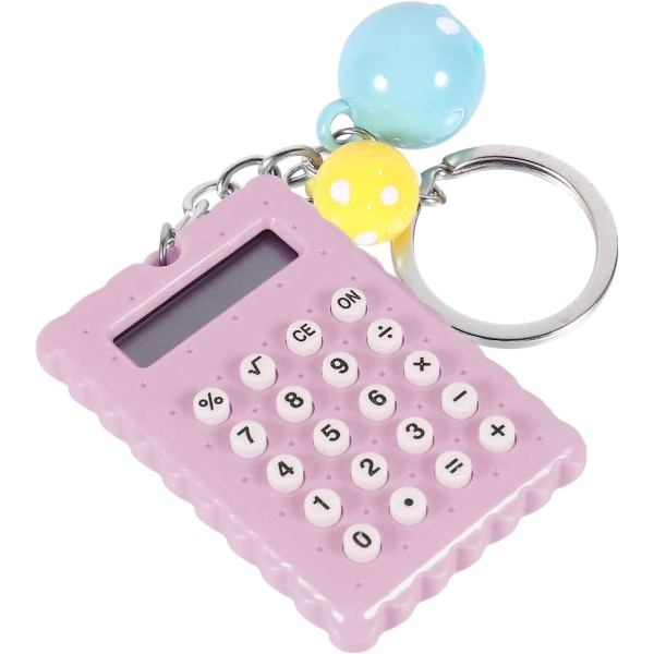 Taskulaskin, avaimenperälaskin Candy Color Laskin Elektroninen minilaskin 8-numeroinen näyttölaskin Koulutoimistotarvikkeet lapsille St