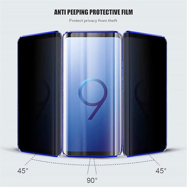 Anti-peeping fodral för Samsung Galaxy S22 Ultra, dubbelsidigt glas magnetiskt metallskydd med integritetsskydd