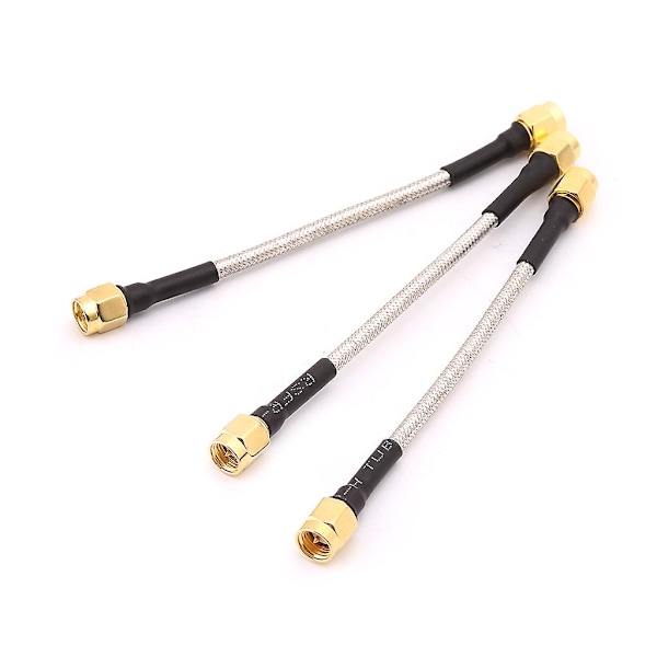 10 stk. Sma han til Sma han Rg402 Pigtail-kabel 10 cm Semi-rigid konnektor koaksial