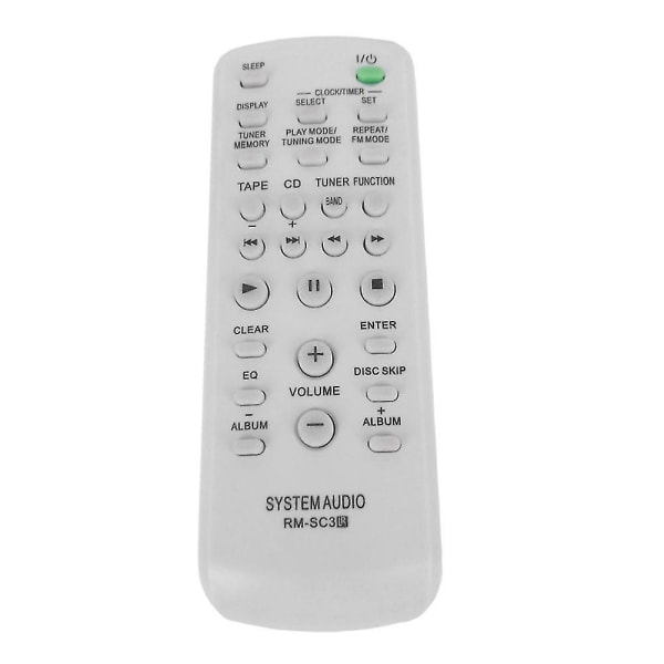 Fjernbetjening til Cd Hifi System Audio -sc3 -sc30 -sc50 -sc55 Mhc-rg29 Mhc-rg490s -eh10 -u1 -cpz1