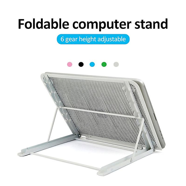 Bärbar Fashion Laptop Stativ Kylning Stöd Konsol För Macbook Pro Notebook Justerbar