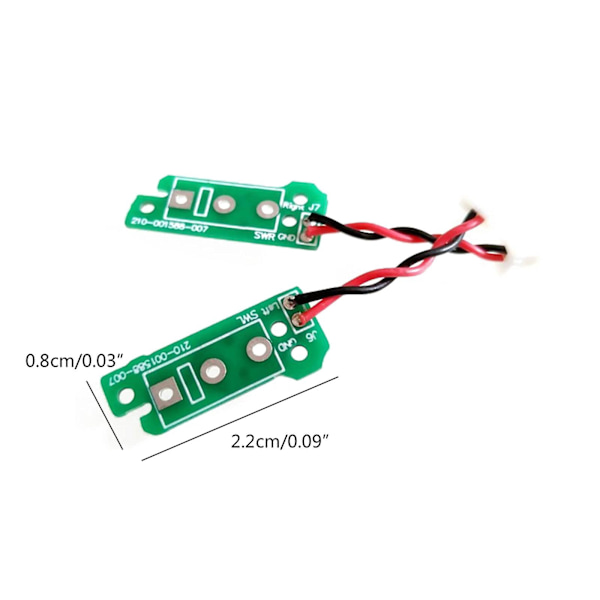 2 stk. Gaming Mus Mikrobryter Reparasjonsknappkort For  G900 G903 Mus