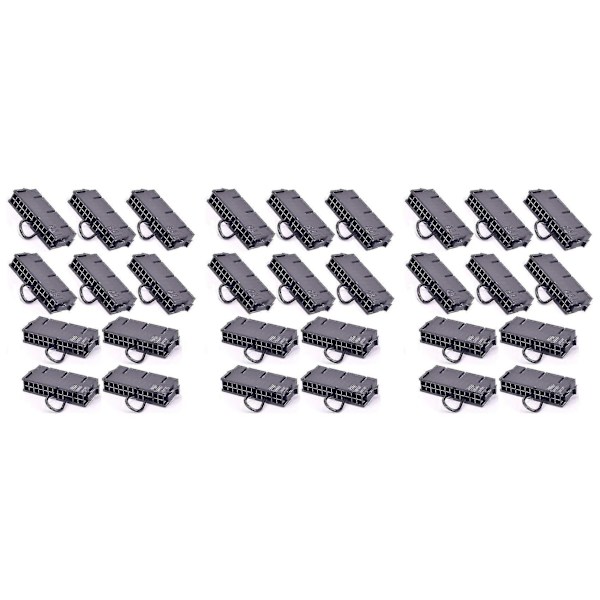 30 stk. ATX PSU 24-pins Strømkabel Jumper Starter Jack Adapter