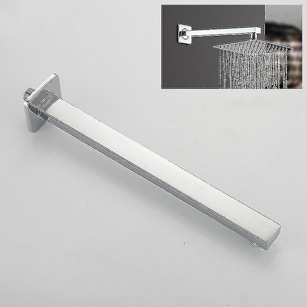 Brusestang - 60cm - Vægmounted - Bruseslangeforlænger - Ekstra Lang Bruseslangeforlænger
