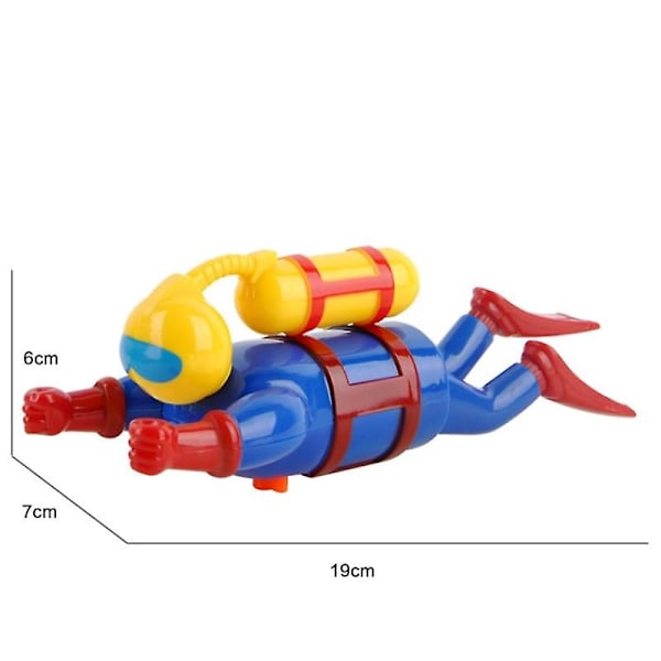 Baby Bath Toy Swimmers Scuba Diver Funny Toy Wind Up Clockwork Toys For Children Shower Cute