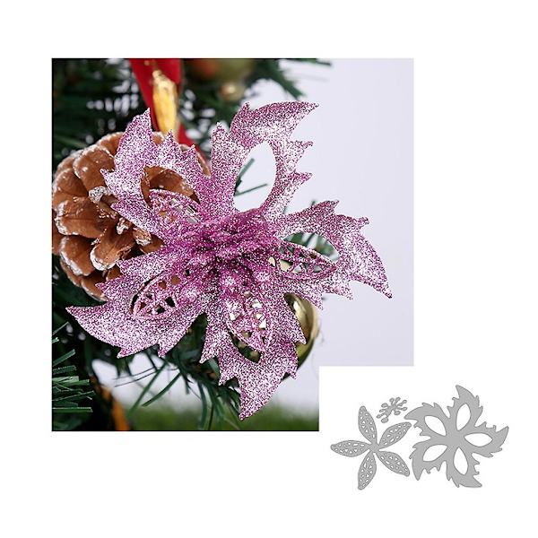 Dekorative blomster metal skæredør stencil scrapbooking DIY album stempel papir