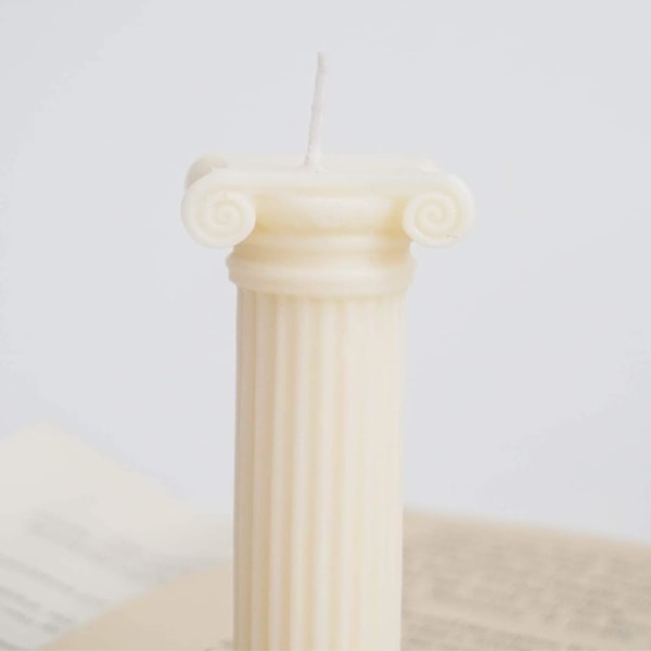 Roman Column Mould Silikon Form Aromaterapi Ljus Form Modern Enkel Mould Handgjord doftljus Form? lämplig för