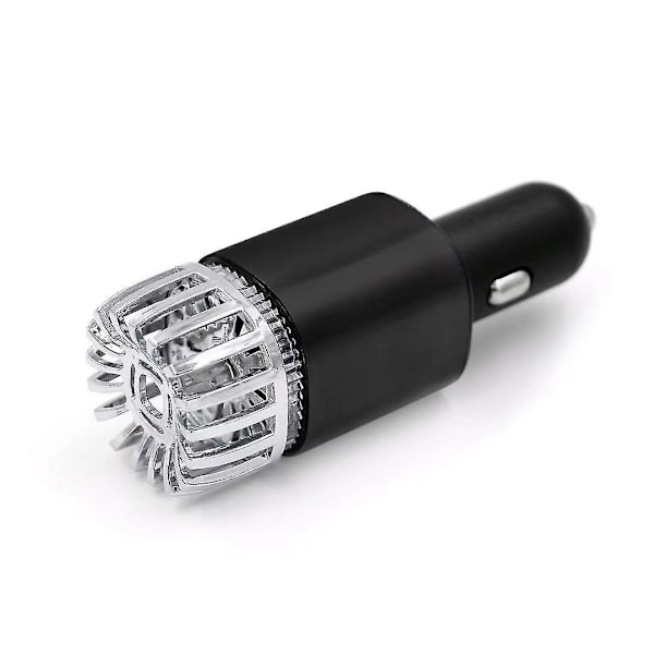 Auton ilmanpuhdistin Ionisoija Anti-mikrobinen Hajunpoistaja Ilmanraikastin Dual Usb Latauksella