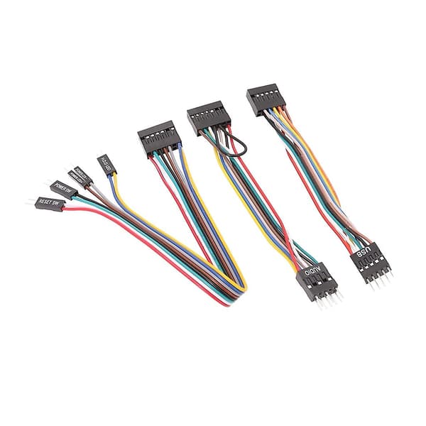 3-pack moderkort chassi överföringskabel USB ljudkabel 24awg