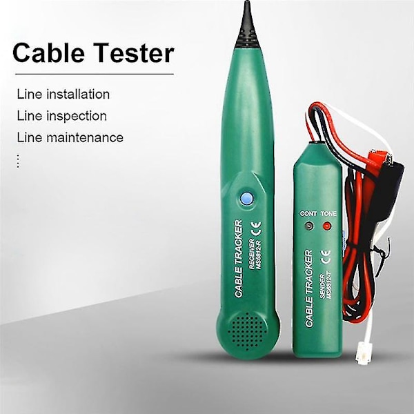 Ms6812 Kabel Tracker Lan Tester Professionel Linjetester Utp Stp Telefontråd Tracker Brudpunkt