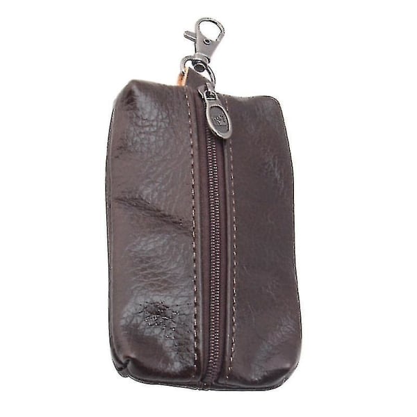Unisex nøgleetui pungpose taske nøgleringholder med nøglering