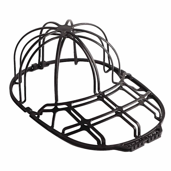 PP Plastic Hat Washer Frame Black - Hat Cleaning Cage Curved Cap Air Drying Machine Washing Protector