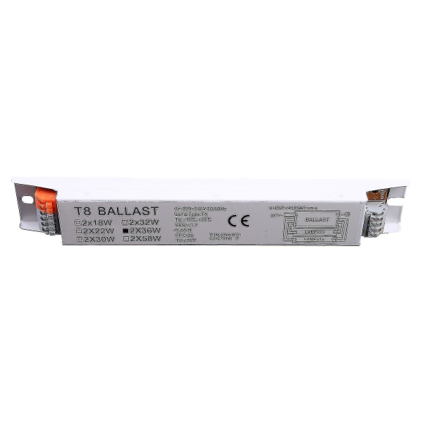 220-240v AC 2x36w bredspenning T8 elektronisk forkobling Fluorescerende lampeforkoblinger