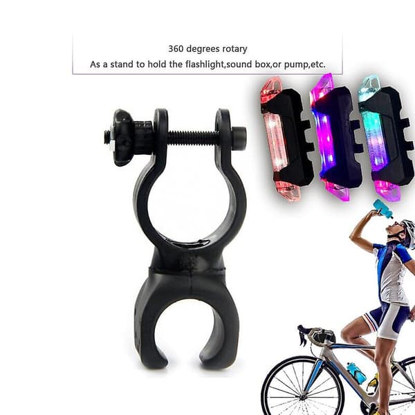 Mtb-lampun pidike LED-taskulampun asennus 360 asteen kiertoteline pyöräilytaskulampulle