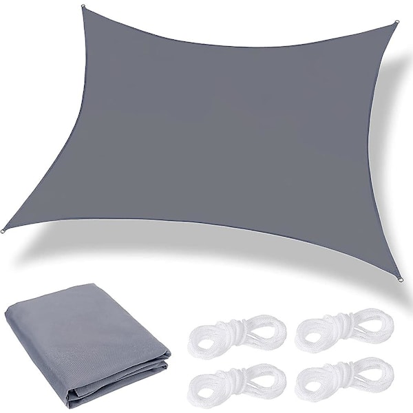 Solsejl Camping Gazebo Udendørs Markiser Carport Pool Uv Blok Firkant