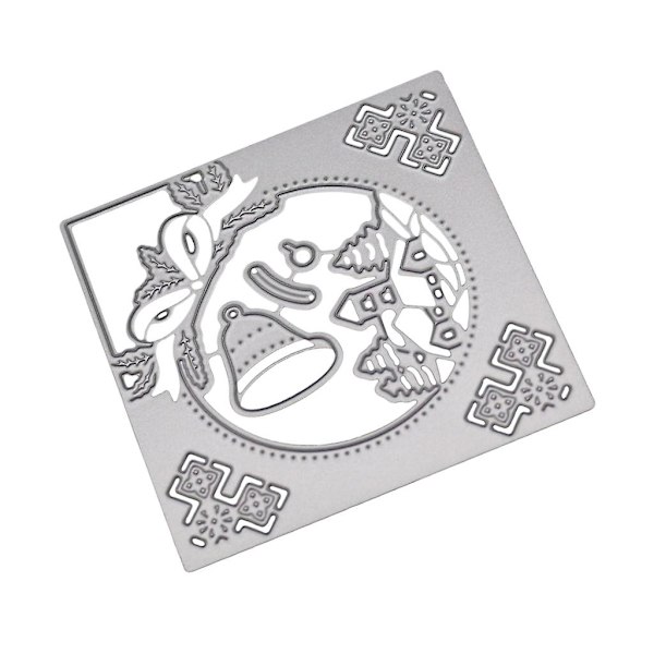 Juleklokke Metal Skæredør Skabelon Diy Scrapbooking Album Stempel Papir Bil