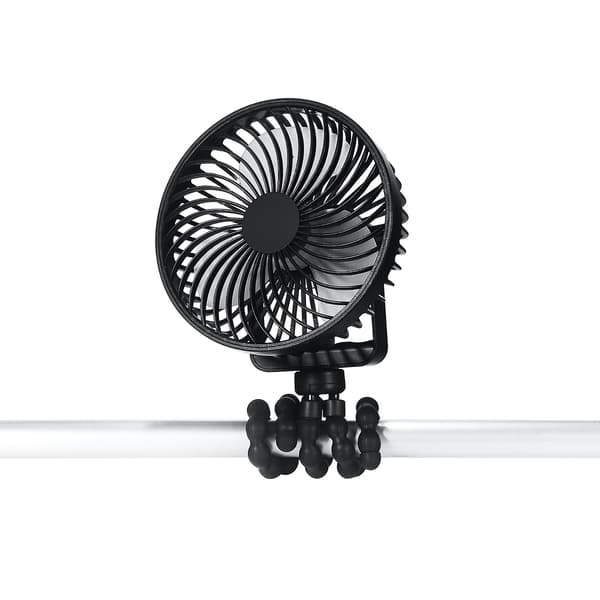 Skrivebordsstativ Genopladelig Køleventilator Med Nattelys 2000mah Luftkøler
