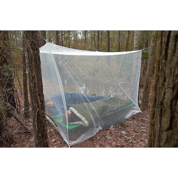 Hyttysverkko sisä- ja ulkokäyttöön iso hyttysverkko, parivuode hyttysverkko, hyttysverkko huoneen sisustamiseen ja hyönteisten torjuntaan (200 x 200 x 18