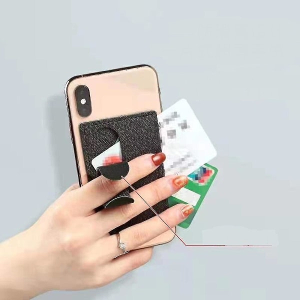 Mobiltelefon Baglomme Kreditkortholder Pung Biltelefon Magnetisk stativ