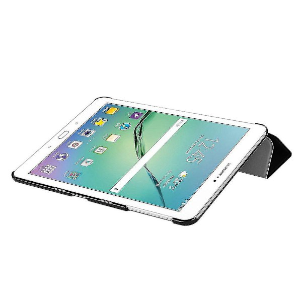 Etui for Galaxy Tab S2 9.7 T810n/t815n Deksel Etui for Galaxy Tab S2 9.7-tommers Tablet (svart) - haoyi
