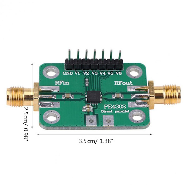 1 st Pe4302 Numerisk styrning Dämpare Parallell omedelbart läge 1mhz-4ghz